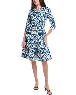 Samantha Sung Audrey #1 Shirtdress - Blue
