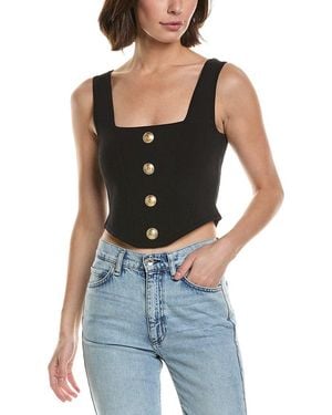 L'Agence 'Agence Saga Tank Top - Black