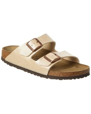 Birkenstock Arizona Bs Narrow Birko Flor Sandal - White