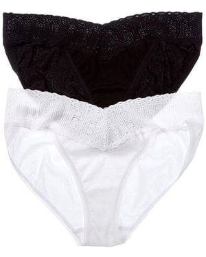 Hanky Panky 2pk Eco Rx V-kini - Black