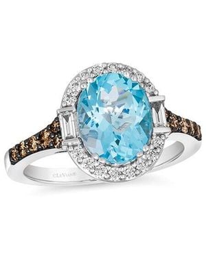 Le Vian Topaz 14K 3.48 Ct. Tw. Diamond & Topaz Ring - Blue