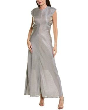 Rag & Bone Marie Metallic Maxi Dress - Gray