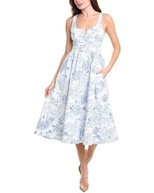 Cinq À Sept Garden Toile Ebba Maxi Dress - Blue