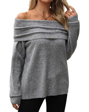 Luna Tuccini Wool-Blend Jumper - Grey