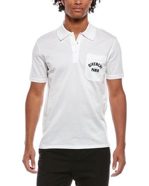 Givenchy Logo Polo Shirt - White
