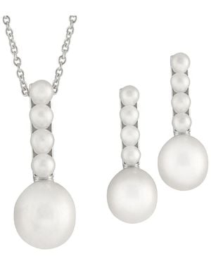 Splendid 8Mm Pearl Set - White