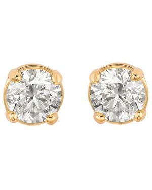 Suzy Levian 14k 0.33 Ct. Tw. Studs - Metallic