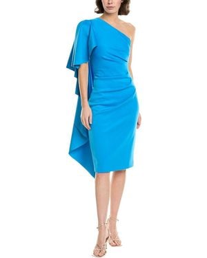 Black Halo Odella Cocktail Sheath Dress - Blue
