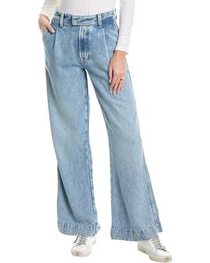 7 For All Mankind Pleated Trouser - Blue