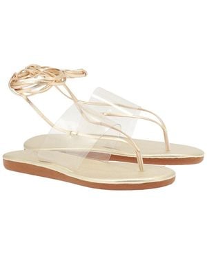 Ancient Greek Sandals Eygenia Leather Sandal - White