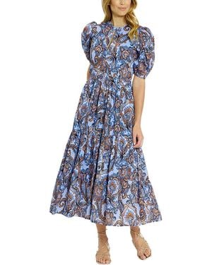Jude Connally Jordana Tiered Maxi Dress - Blue