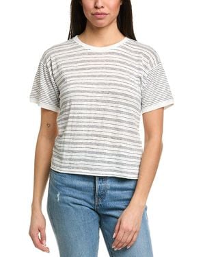FRAME Linen T-Shirt - Grey