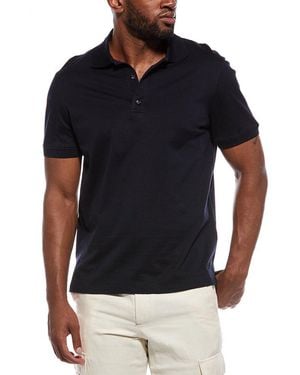 Isaia The Logo Polo Shirt - Black