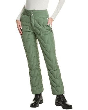 Khrisjoy Chevron Quilted Ski Pant - Green