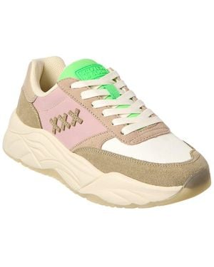 Scotch & Soda Celest Leather Trainer - Metallic