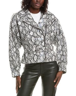 Lamarque Biker Jacket - Gray