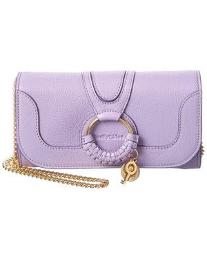 See By Chloé Hana Leather Crossbody - Purple