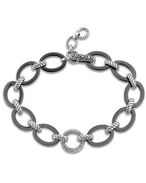 Samuel B. 18k & Silver Bracelet - Metallic