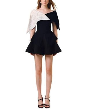 Amanda Royal Mini Dress - Black
