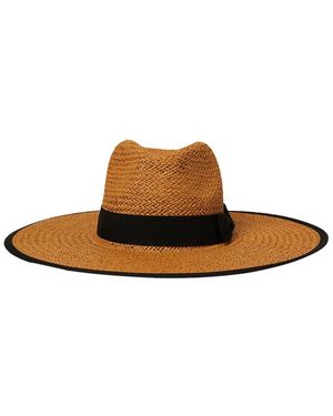 BTB Los Angeles Cassie Straw Hat - Brown
