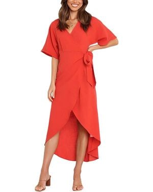 LEON GORI Midi Dress - Red