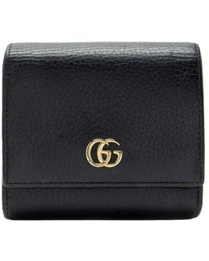 Gucci GG Marmont Compact Wallet (authentic Pre-loved) - Black
