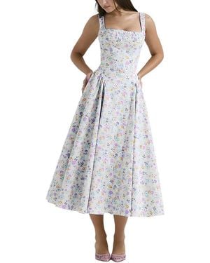 CAMILA BLANCO Midi Dress - White