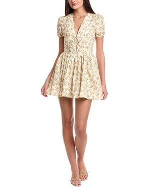 To My Lovers Mini Dress - Natural