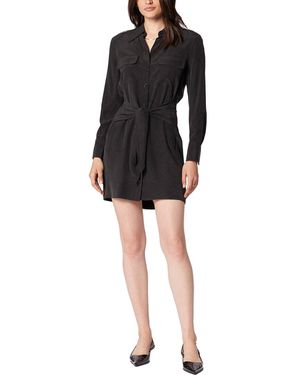 Equipment Bayler Silk Mini Dress - Black