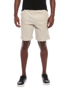 ATM Waffle Pull-On Short - Natural