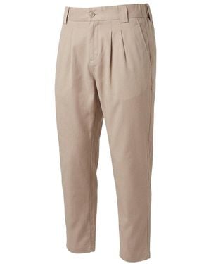 Ron Tomson Pleated Trouser - Natural