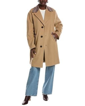 Missoni Wool-Blend Overcoat - Natural