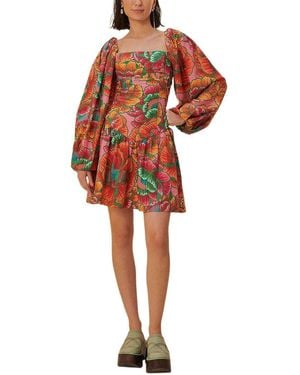 FARM Rio Mini Dress - Red