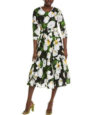 Samantha Sung Melanie Shirtdress - Green