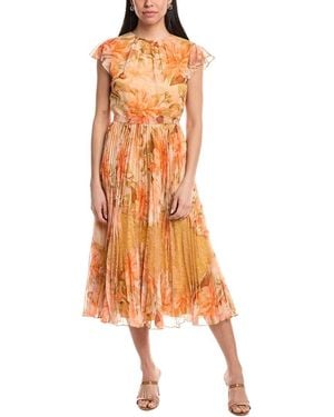 Mikael Aghal One-shoulder Gown in Blue | Lyst