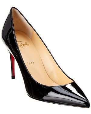 Christian Louboutin So Kate 85 Patent Pump - Black