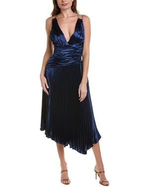 AIIFOS April Midi Dress - Blue