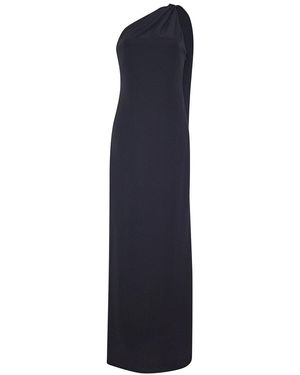 Adam Lippes Foulard Silk Dress - Blue