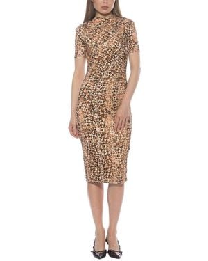 Alexia Admor Santal Fit & Flare Dress - Natural