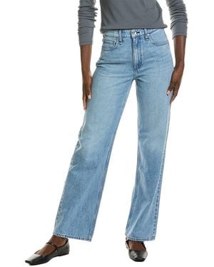 Rag & Bone Shannon High-Rise Wakefield Relaxed Straight Full Length Jean - Blue