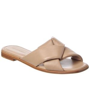 Ferragamo Alrai Leather Sandal - White