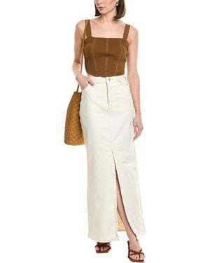 STAUD X Wrangler The Maxi Skirt - White