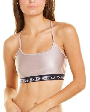 All Access Chorus Logo Bra - Gray