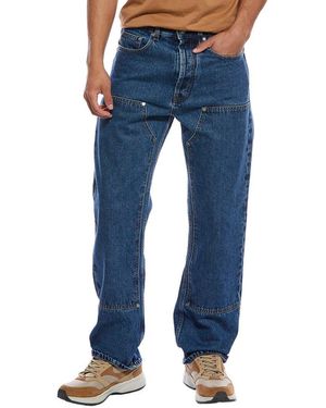 Palm Angels Straight Medium Wash Jean - Blue