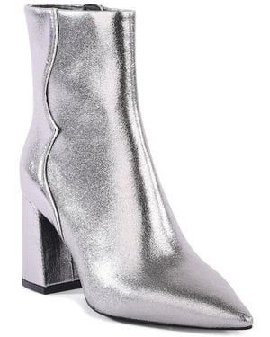 Seychelles Broken Promises Leather Boot - Gray