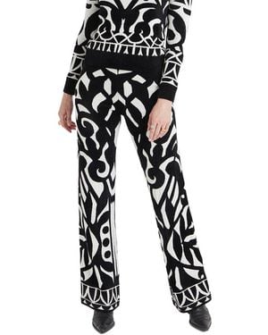 Temperley London Jani Wool Knit Trouser - Black