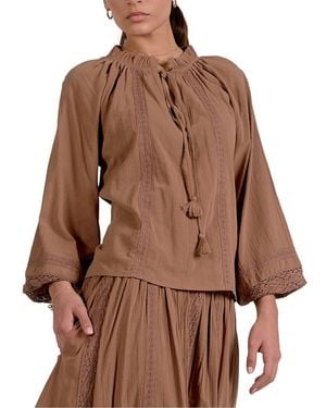 Elan Top - Brown