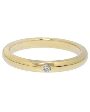 Tiffany & Co. 18k Diamond Stacking Band Ring (authentic Pre-loved) - White