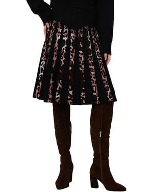 Diane von Furstenberg Hutch Wool-Blend Skirt - Black