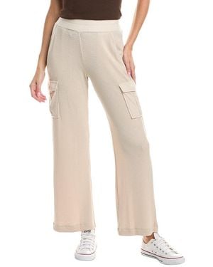 Michael Stars Avery Ribbed Cargo Pant - Natural